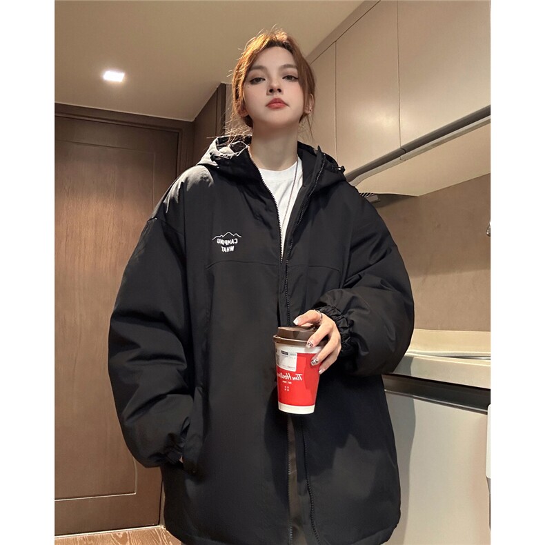 中性！冬季新款港风防水棉衣美式高街宽松情侣装棉服女23083-P118,女装棉衣/棉服,电商C213(原B265)
