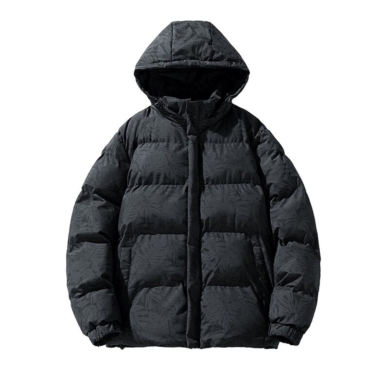 特批2024冬季大码印花棉服可脱卸连帽棉袄外套A436-3091-P70,男装棉衣,电商A436