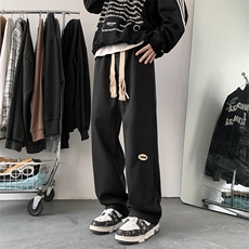 2025冬季新款华夫格贴标保暖羊羔绒直筒裤A316-1-K1212P45控65，男装棉衣，星座906（原电商a316-1）