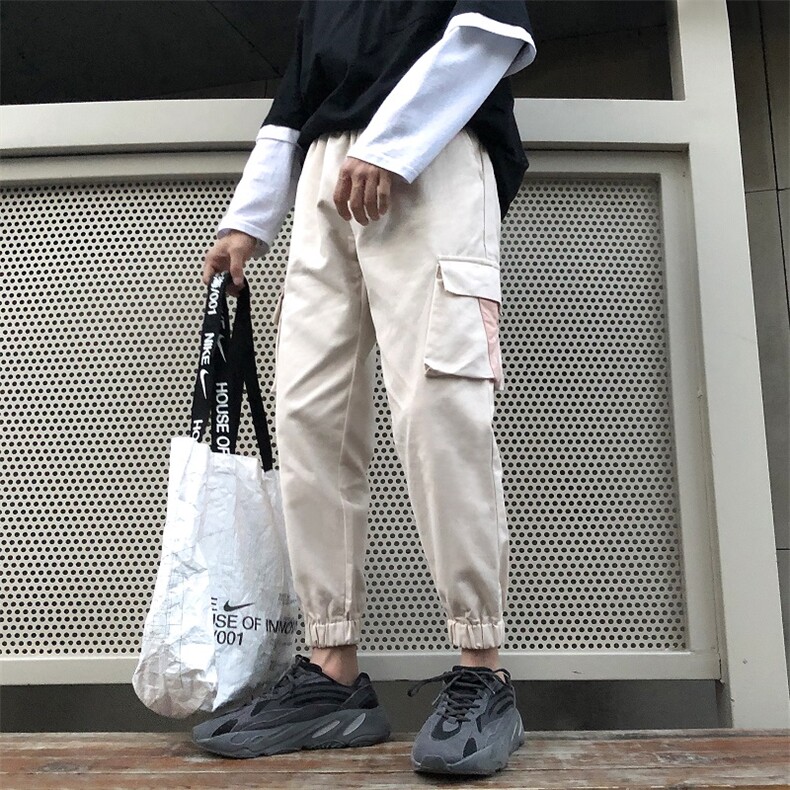 秋季工装休闲裤男束脚裤港风男裤子1304-1-K048P36,男装休闲裤,星座410-6（原星座1304-1）
