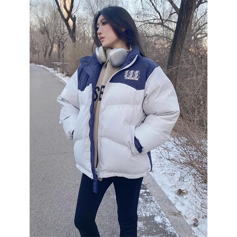羽绒棉服女冬季高级感韩版宽松设计感小众棉袄外套潮,女装棉衣/棉服,星座1210-1