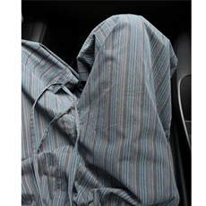 时尚新款潮流流行竖条纹弯刀阔腿裤男复古KA2010-P47，男装休闲裤，星座208-5