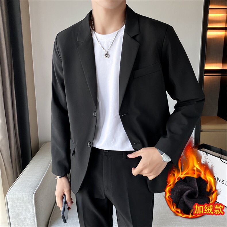 ins休闲西服男韩版潮流痞帅气小西装上衣港风潮牌单西外套,男装西服,星座505-2（原电商A260-1)