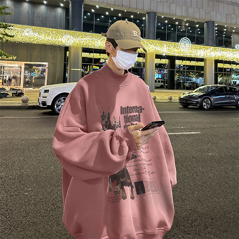 男装加绒加厚高领卫衣B239-G59-P48,男装卫衣,星座514-2(原B239)