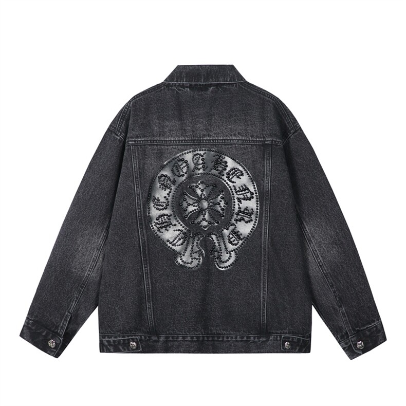 水洗牛仔外套男款春美式痞帅上衣服宽松休闲工装夹克JK1320-P128,男装工装外套,星座1103-3