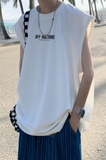 量大优可提供视频2024夏美式无袖背心HD019-1-BX24256-P18，男装背心/马甲，电商019-1