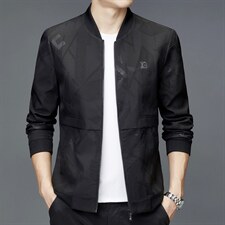 BH3011钱塘2020-2春秋季新款中年男士时尚休闲简约夹克外套P125，男装夹克，钱塘207-2