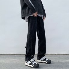 美式牛仔裤男款春季水洗做旧小众黄泥染长裤A061-YJ6724-P65控88，男装牛仔裤，电商A061-1