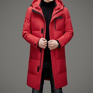 中年男白鸭绒羽绒服连帽男冬季休闲爸爸冬装加厚外套ZL7799-P300,男装羽绒服,电商B212（原钱塘6029）