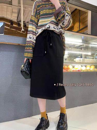 【现货】秋季补单针织半裙，女装半身裙，淳·清衣社