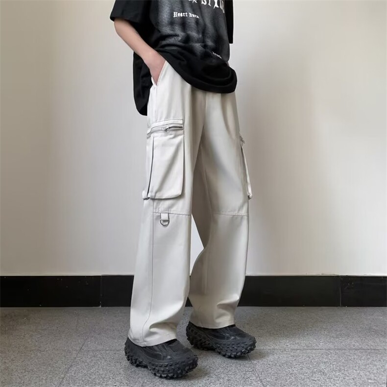 夏季工装裤男潮牌百搭宽松街头潮流帅气休闲裤D1037-P45,男装休闲裤,星座1109-3