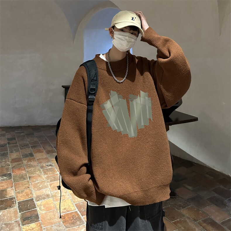 高质量！秋冬季半高领毛衣男士加绒加厚线衣男针织衫男MY57-P45,男装针织衫/毛衣,电商B367