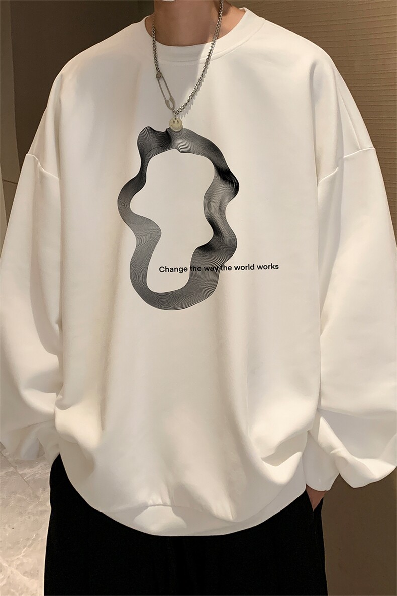 麂皮绒卫衣男大码重磅长袖t恤男JW81390-P35,男装卫衣,电商A040