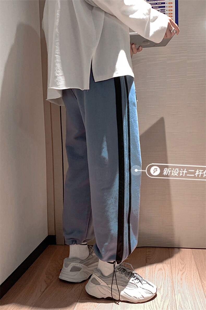 秋季卫裤男士运动休闲长裤束脚裤子宽松韩版潮流百搭K92TP35控48,男装休闲裤,电商A102B