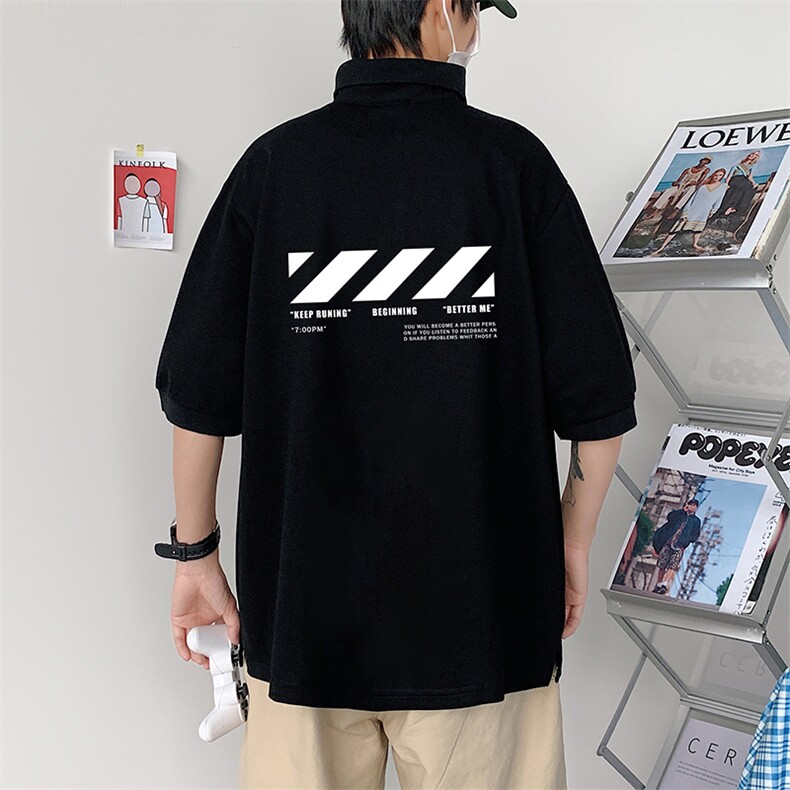 PL57128-P35翻领短袖polo衫男大码胖子半袖t恤男有领保罗衫模特,男装Polo衫,电商A040