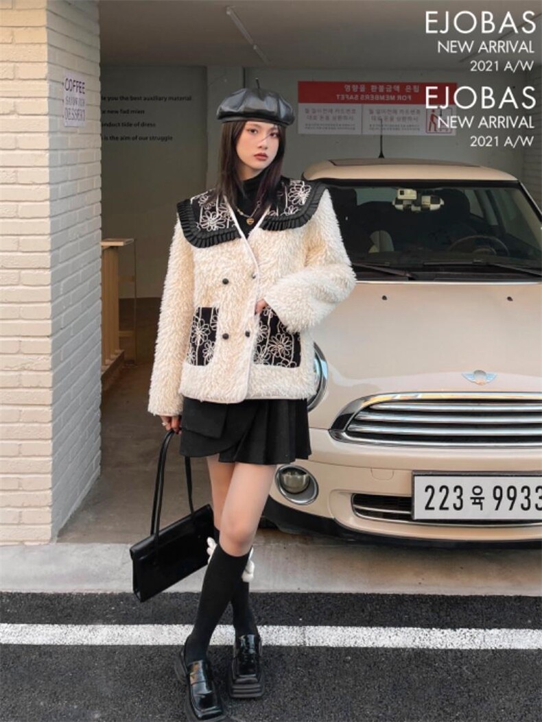 2021冬季小众高级风格高档羊羔毛外套，其它，1983