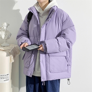 冬上新加棉清新棉服潮青少年立领棉衣外套男女 8349-P115控价158图片
