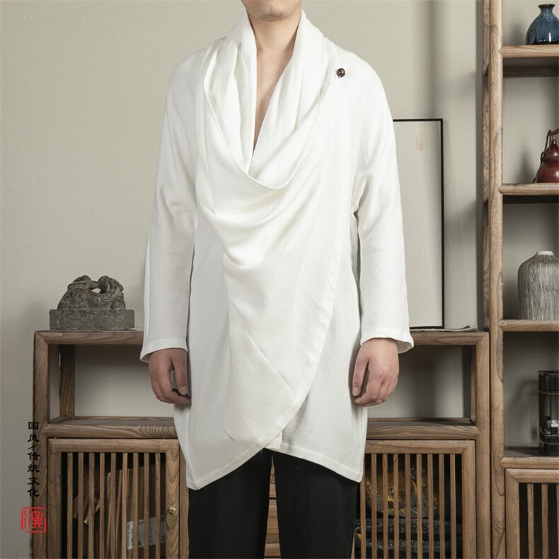 秋冬新款风男装改良中长款男士风衣外套T099P90，男装风衣，钱塘802