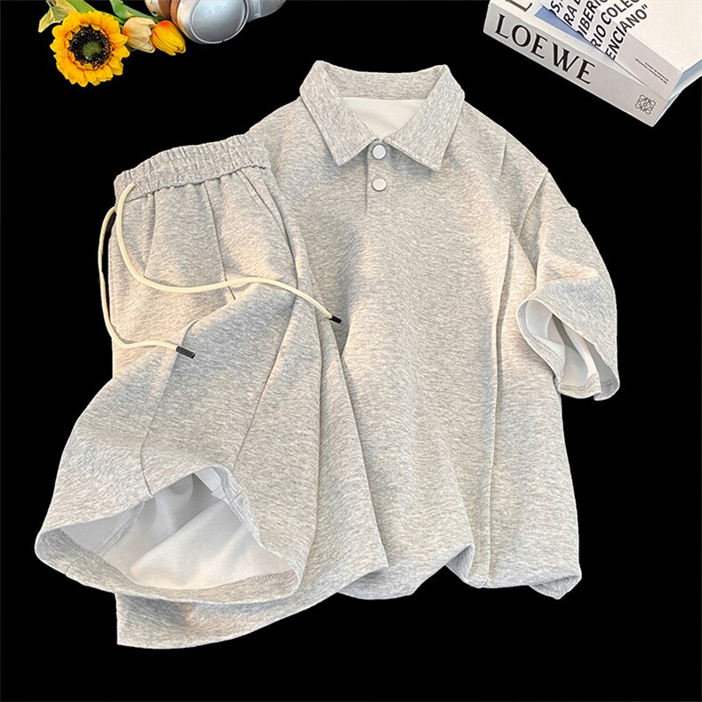 夏季POLO衫设计感运动套装T3632特P30控58/DK8606特P25控48图片