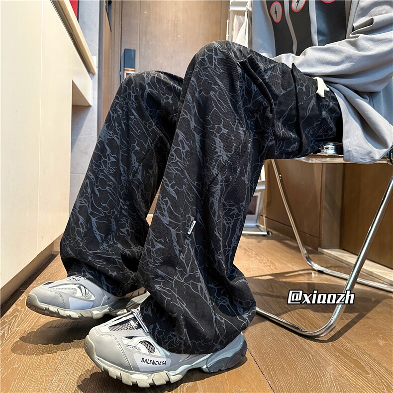 XZ616秋季新款重磅灯芯绒闪电纹工装破缝长裤TY1033特P40控78,男装工装外套,星座512A（原616）