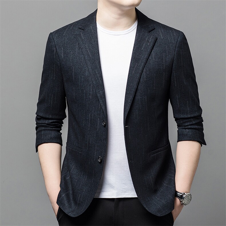 Y6636钱塘2020-2中青年男士秋装薄款时尚休闲简约西装外套P145,男装西服,钱塘207-2