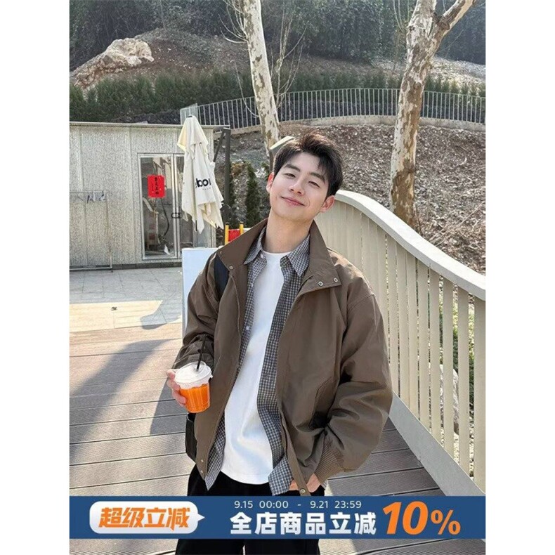 春秋季ma1飞行员夹克男短款潮流棒球服帅气机车大码工装外套，男装夹克，四季星座505