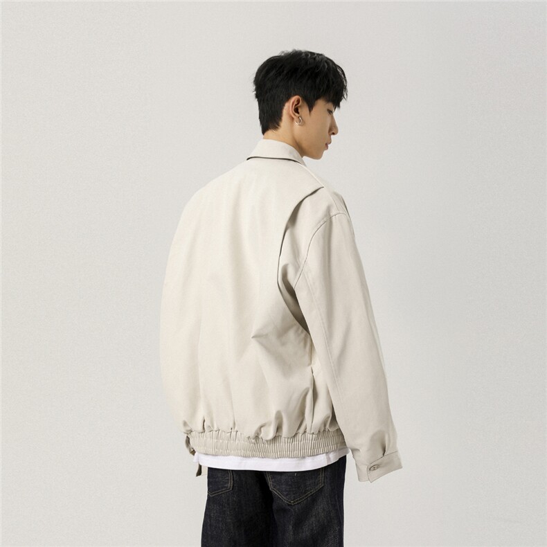 2026春季新款翻领短款拼接多口袋夹克JK900-P85控138,男装夹克,电商A072