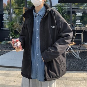 2021新款双面穿羊羔衣潮流外套秋季青年学生上衣服 W1986-P70图片