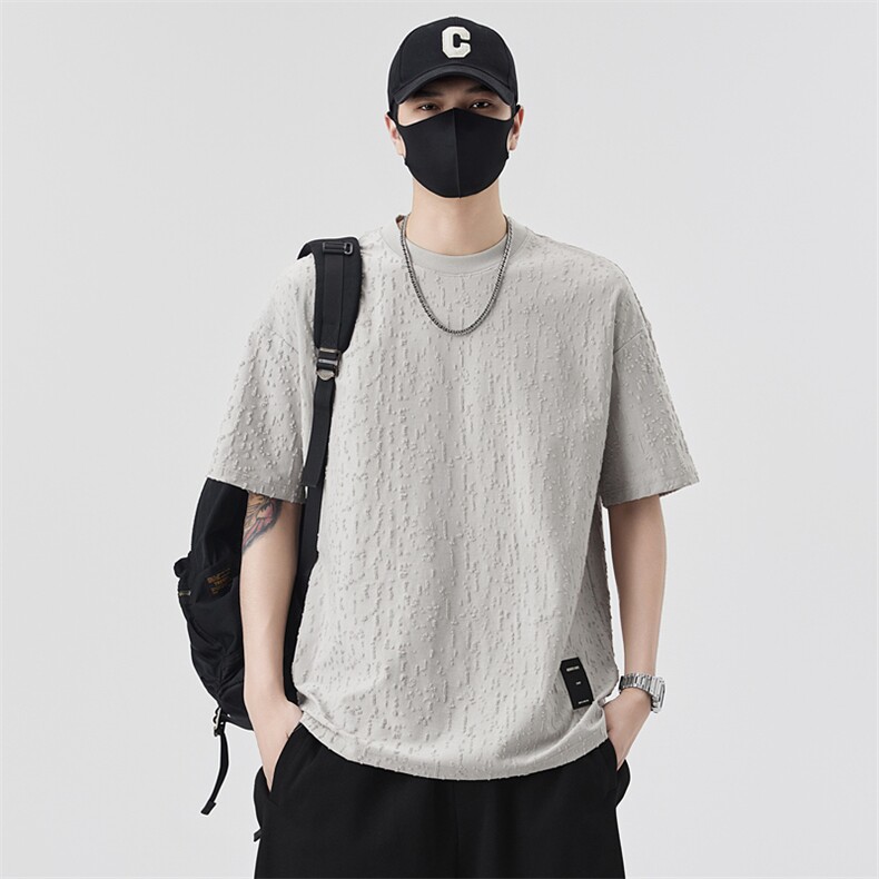 夏季新款男士短袖T恤时尚百搭休闲运动圆领半袖上衣T1115-P48控89,男装T恤,电商A237