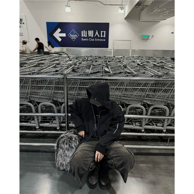 网图短款麂皮绒夹克秋季时尚外套1209-1-JK28-P118,男装夹克,星座1209-1