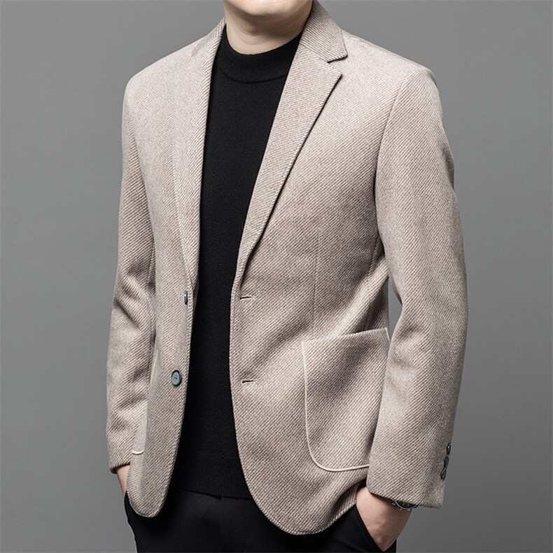 Y25907钱塘2020-2时尚休闲百搭简约中青年男士秋装西服外套P165,男装西服,钱塘207-2