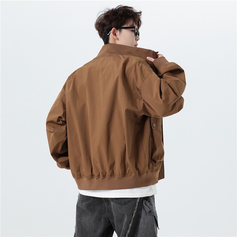 JK007无影墙大口袋工装教练飞行员夹克聚酯纤维(S-3XL)TP38,男装夹克,电商A088
