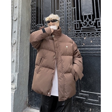 美式复古高级感棉衣外套冬季新款加厚保暖宽松棉服男W8034-P105，男装棉衣，星座512-4