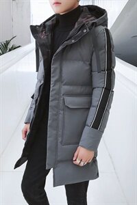 2021新款男士中长款棉衣冬季棉服外套加厚棉袄DS209T图片