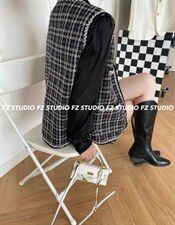 秋季新款，小香马甲套装，女装马甲，F/TU