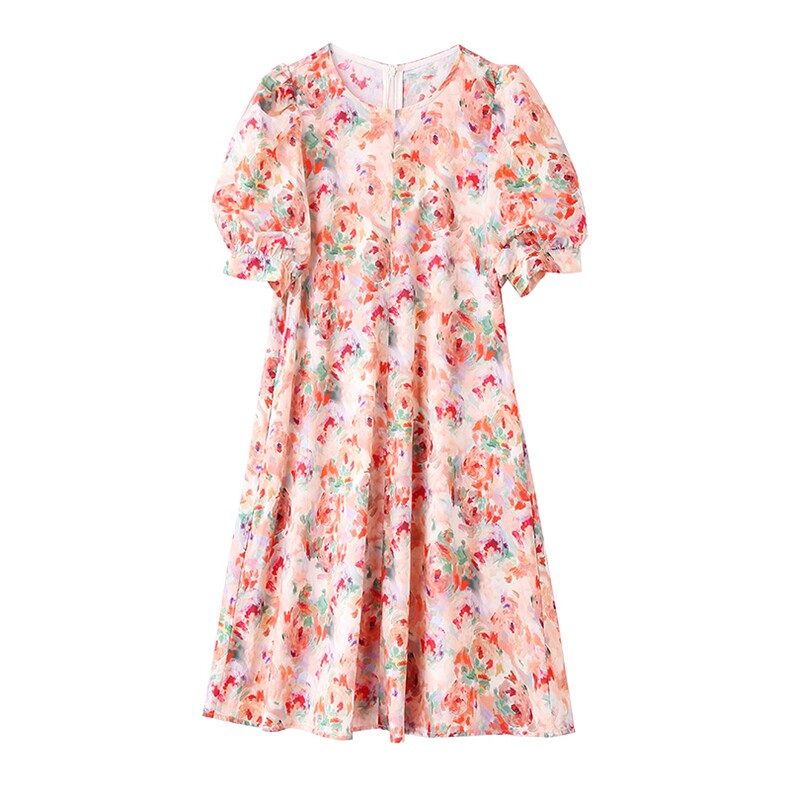棉麻连衣裙夏季2024新款衣服大码女装超好看高端精致气质连身裙子,女装连衣裙,布芭啦