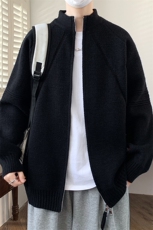 1018-1-M1001-P70《新品》针织毛衣男士开衫休闲夹克外套时尚帅气，男装针织衫/毛衣，星座1018-1​