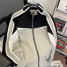男春秋季痞帅高级感上衣宽松休闲运动服2025年新款W196/P66，男装夹克，星座506