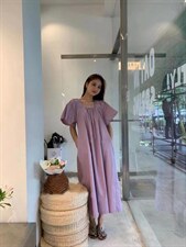 【DAVIDA】韩版压褶套头连衣裙，女装连衣裙，DAVIDA