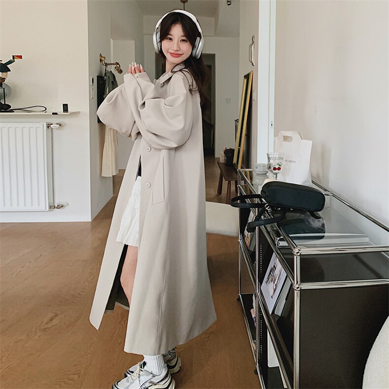 现货浙宝217-0015-155-228新款中长款风衣,女装风衣,浙宝217