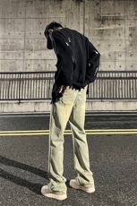 A178秋冬季牛仔裤男直筒修身显瘦百搭潮牌裤子740P40限价59，男装牛仔裤，电商A178