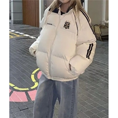 新款棉服女冬季复古藏青色宽松学院风休闲百搭外套M9003，男装棉衣，星座1116A（原606A-3）