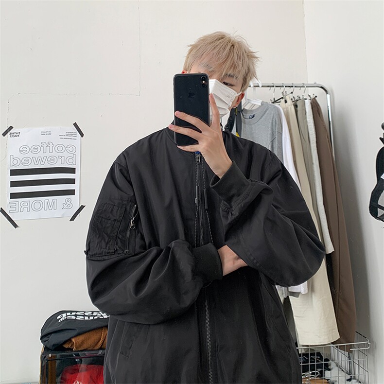 8XL-M特大码秋冬机能夹克外套冲锋衣百搭潮休闲宽松户外JK1301P70图片