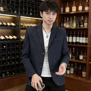 春秋季西服男外套韩版修身高档单西休闲西装男装2025新款YZ08-P80图片