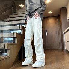 水洗棉工装裤抖音可送样A061-AX00717-P45，男装工装外套，电商A061