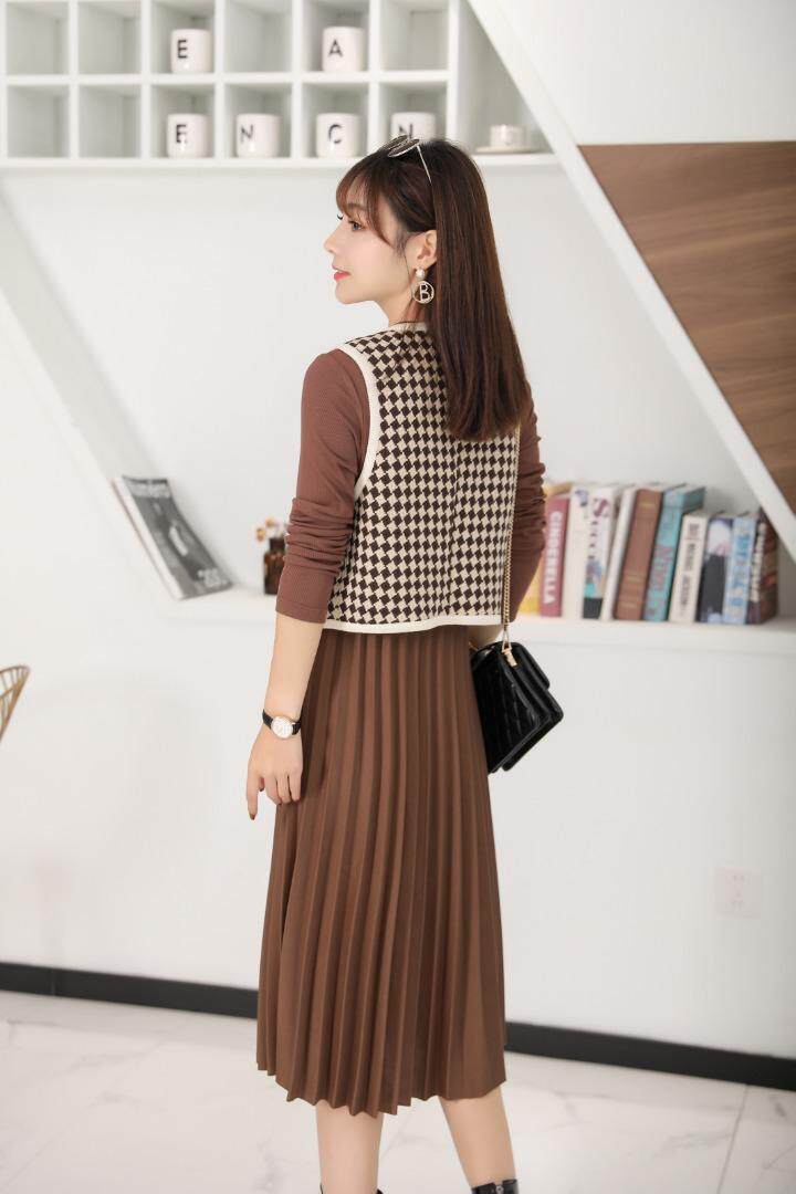 马夹套裙，女装马甲，湘怡服饰