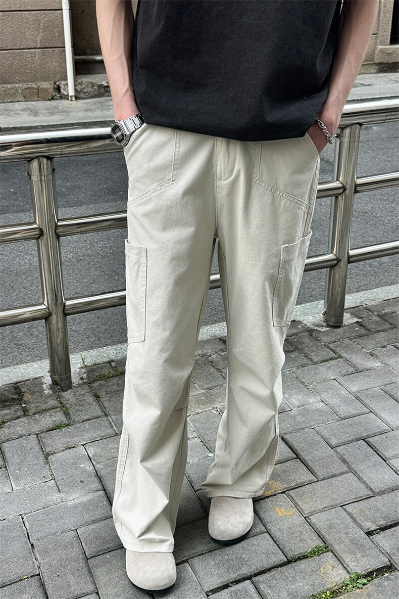 2025伞兵工装裤男款四季美式休闲宽松直筒阔腿多口袋长裤629/p58,男装休闲裤,电商B381-2