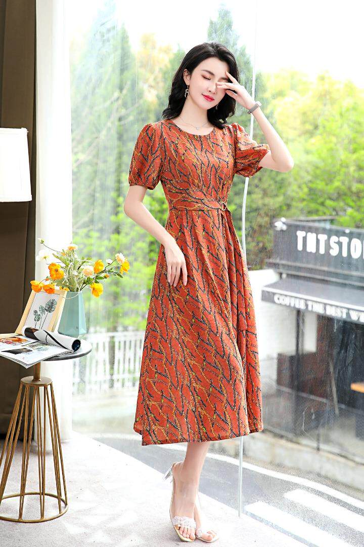 现货～新款连衣裙～气质款L到4XL，女装连衣裙，欧雅思丹尔