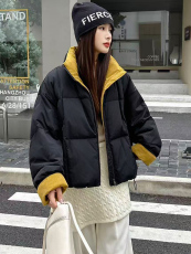 2025年冬季新款时尚潮流90白鸭绒舒适柔软短款羽绒服，女装羽绒服，心心服饰