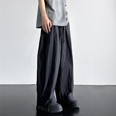 K2401-P48高品质夏季休闲裤男士大码阔腿裤哈伦裤直筒裤拖地裤，男装休闲裤，电商B280-1（原A049）